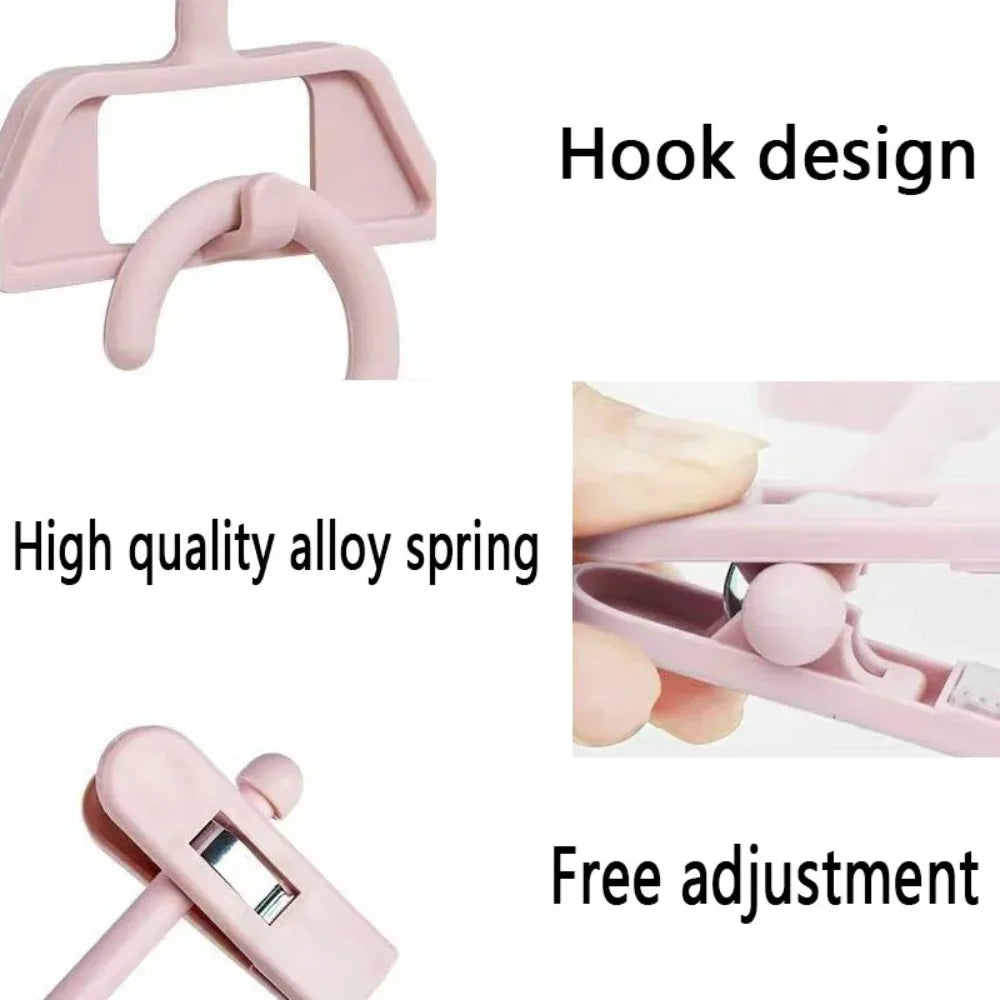 5PCS Non-Slip Skirt Peg Hanger New Adjustable Portable Save Space Hangers Wardrobe Organizer Household