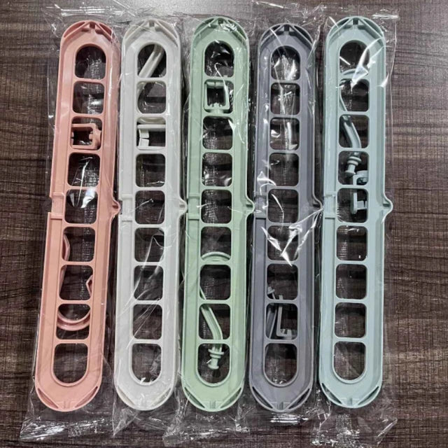 Clothes Hanger Racks Multi-port Support Circle Clothes Drying Multifunction Plastic Scarf Clothes Hanger Hangers Storage Rack