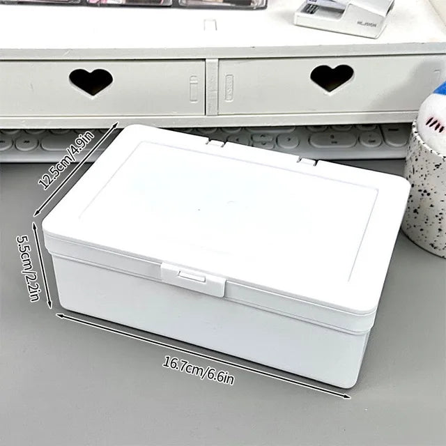 Transparent Card Storage Box Picture Frame Kpop Picture Holder Idol Photocard Collect Box Photo Organizer Box 탑로더 보관함