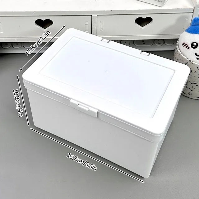 Transparent Card Storage Box Picture Frame Kpop Picture Holder Idol Photocard Collect Box Photo Organizer Box 탑로더 보관함