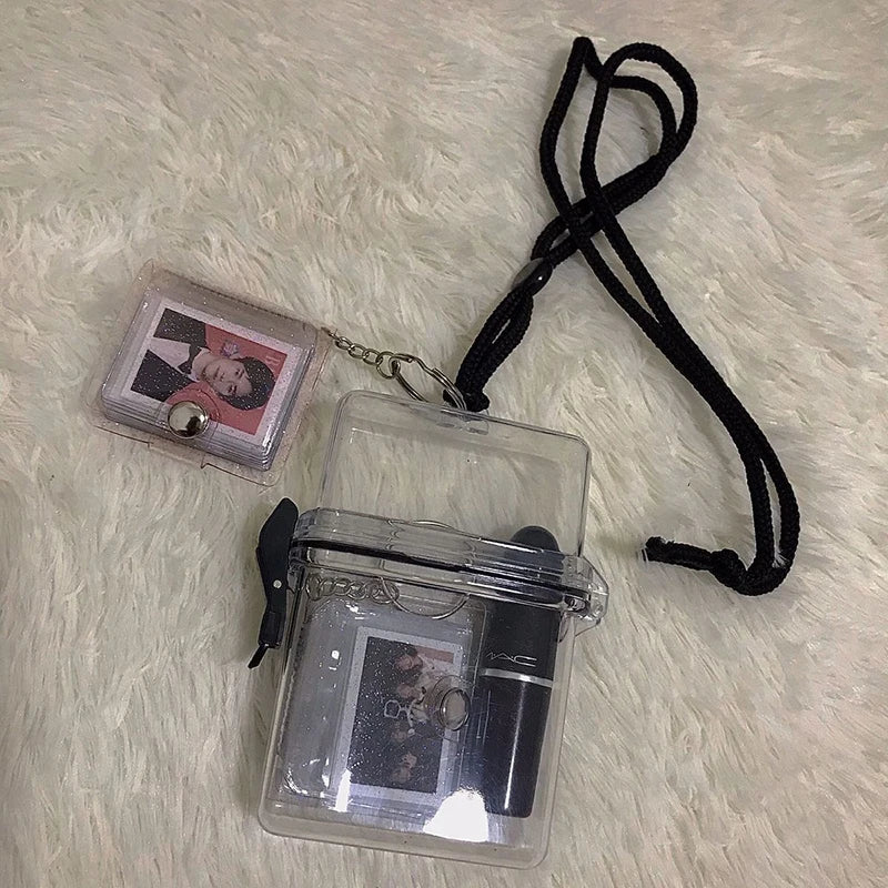 Transparent Card Storage Box Picture Frame Kpop Picture Holder Idol Photocard Collect Box Photo Organizer Box 탑로더 보관함